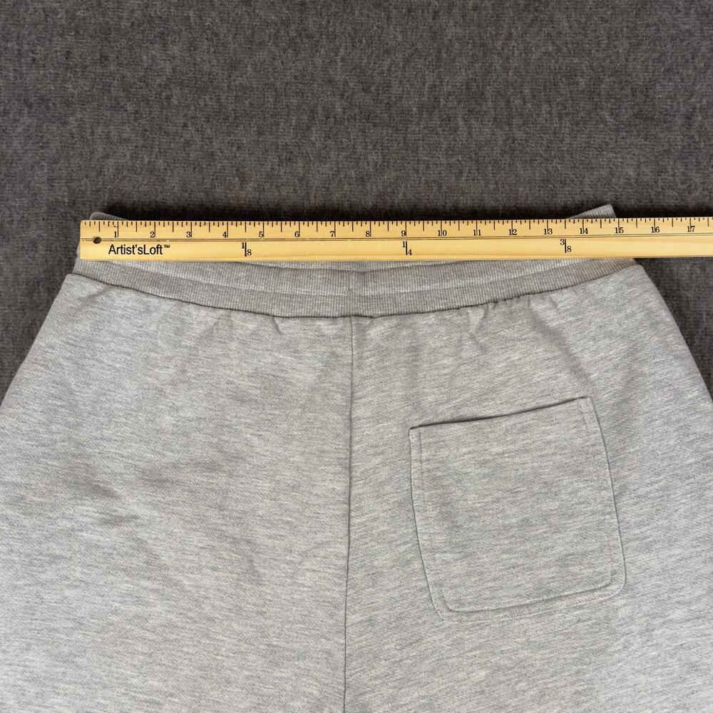 Alo Shorts Mens Large Gray French Terry Yoga Elastic Waist Lounge - Picture 6 of 9